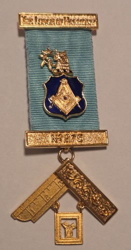 Masonic past master jewel - masonic,