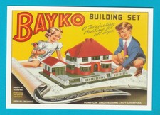 POSTCARD - REPRO BY ROBERT OPIE - BAYCO BUILDING SET