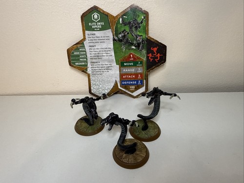 Heroscape elite onyx vipers - heroscape,