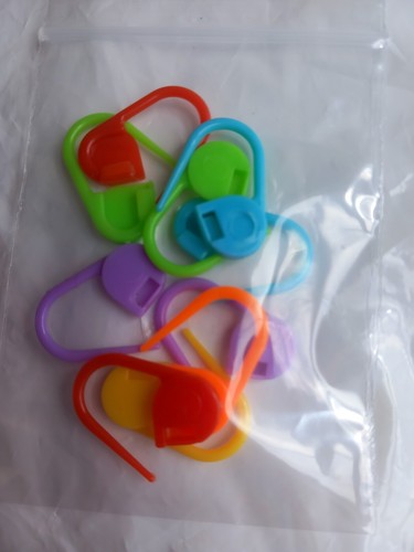 Multi colour stitch markers - multi,
