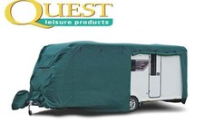 Quest Caravan Cover Pro Max 19-21ft (X LARGE) With Hitch Cover 8ft Wide 4345G8 