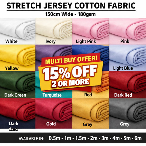 Jersey cotton stretch - cotton,