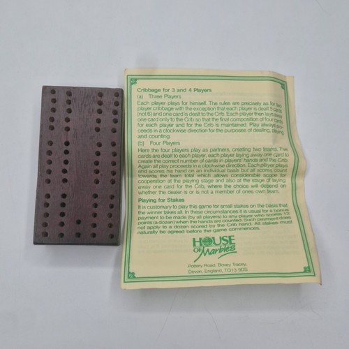 Vintage wooden cribbage - vintage,