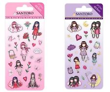 Set Of 2 Santoro Gorjuss Stickers- 680GJ13 & 680GJ14 - Santoro Girls Design 