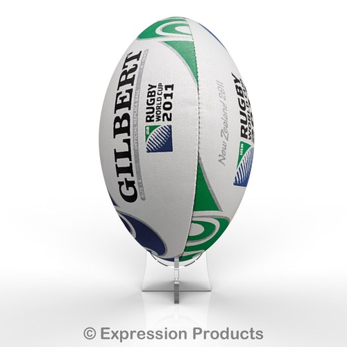 Acrylic rugby ball display - acrylic,