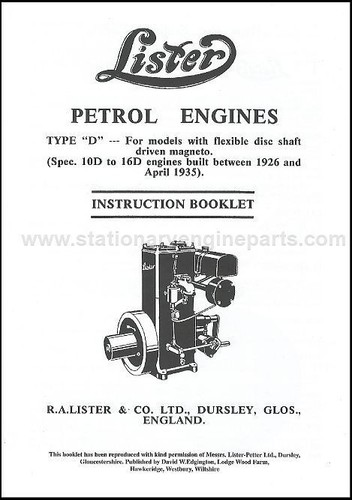 Early lister stationary - lister, d