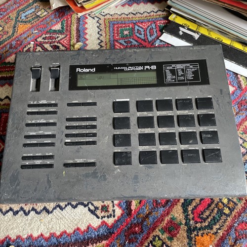 Roland drum machine - drum, human