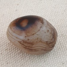 Vintage Suliemani Natural Eye Agate Bead Amulet