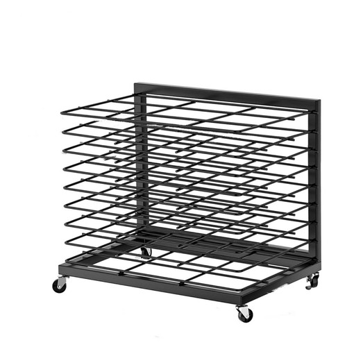 Rolling art rack slanted - rolling,