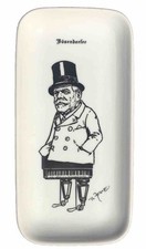 Ludwig Bosendorfer White RARE 9X5 Tray Lilien Porzellan Austria Authentic VGC