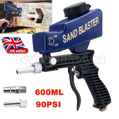Hand held air sandblasting gun - sandblasting,