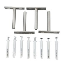 4 Sets 3inch Wall Mount Shelf Brackets Metal Heavy Duty Shelf Brackets For Fit