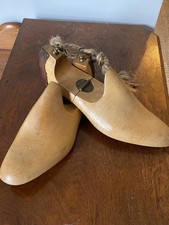 Antique vintage wooden shoe