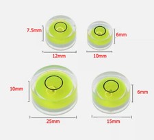 5 Pcs Round Mini Bubble Level Spirit Level Bullseye Level Measurement Instrument