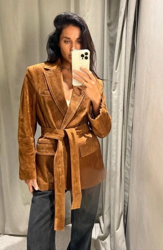 Zara 100 suede leather - zara,