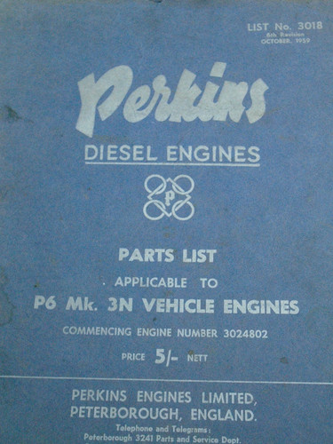 Perkins parts list diesel - perkins,