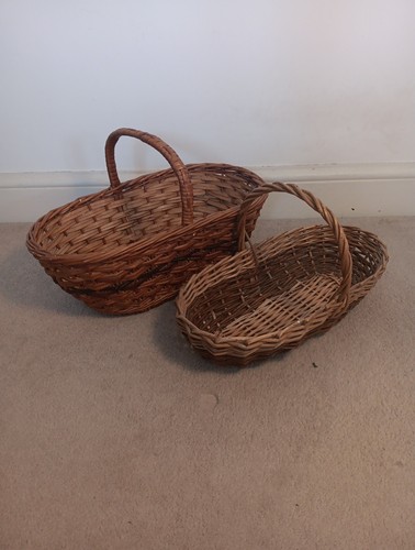 Vintage chunky wicker - x2,
