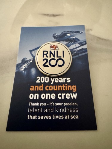 Rnli 200 years - pin, badge