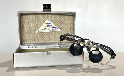 Vintage binocular loupe - binocular,