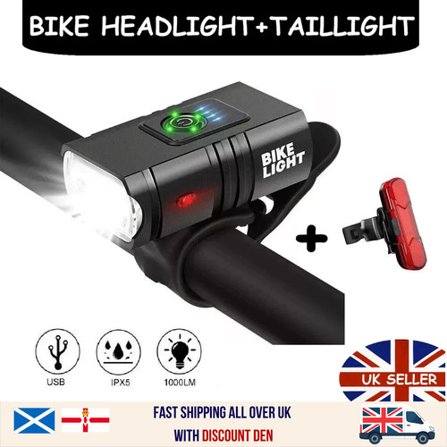 Led mountain bike light usb - led,