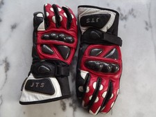 JTS Motorcycle Motorbike Armoured Gloves Large