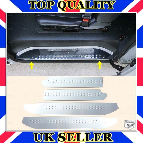 Chrome door sill protector - protector, 4dr