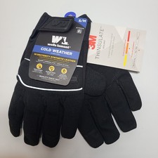 Wells Lamont Cold Weather Lined Gloves S/M Black Insulated Touch Screen R7791SM