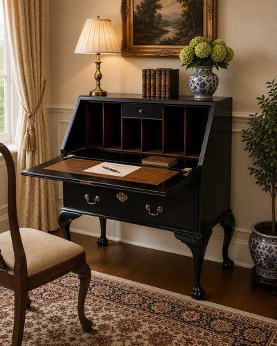 Antique ebonized mahogany - ebonized,
