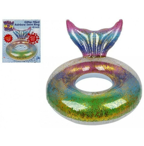 Glitter filled mermaid - glitter, tail