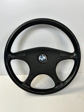 Leather Steering Wheel BMW e34 e32 1987-1989 1158418, 32331158418, 395 MM