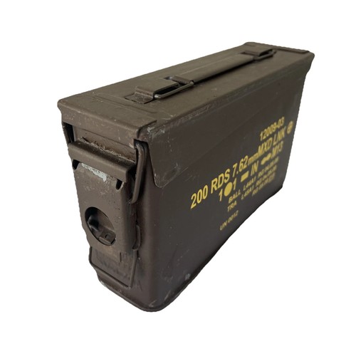 Brown cal army ammo metal - brown,