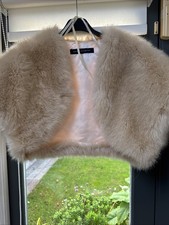 French Connection Faux Fur Bolero/Shrug