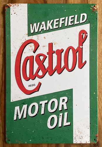 Castrol motor oil retro man - castrol,
