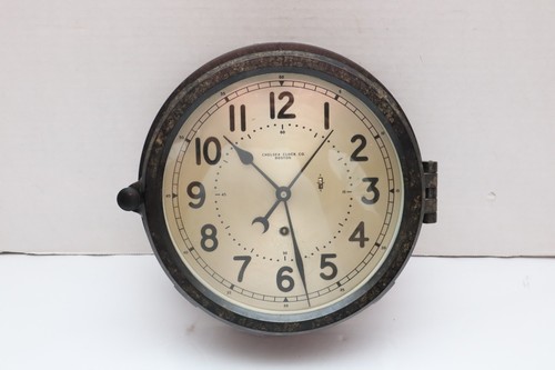 Vintage chelsea ships clock - ,