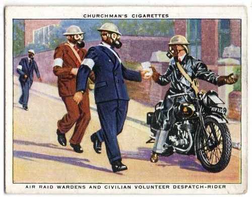 Churchman cigarette card air - card,