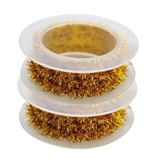 2pcs 1.5m 5ft Metal Wire Garland Tinsel Hanging Rattan Christmas Tree Decoration