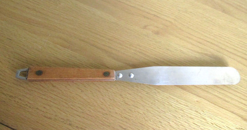 Vintage palette wooden handle - vintage,