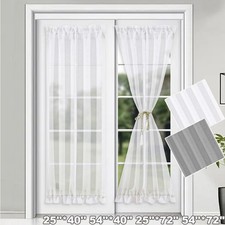 Net French Door Curtains Panel