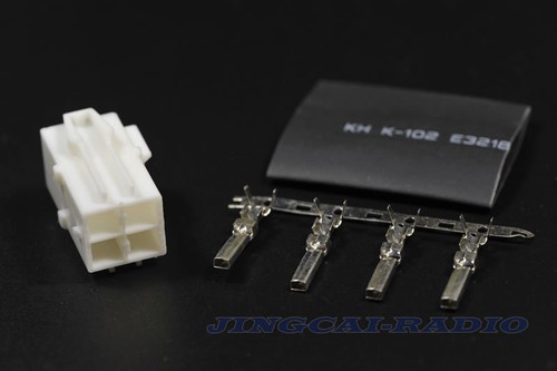 Pin power socket - 4-pin, for