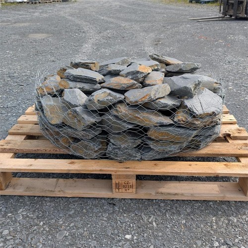 Mini welsh slate rockery - rockery, stone