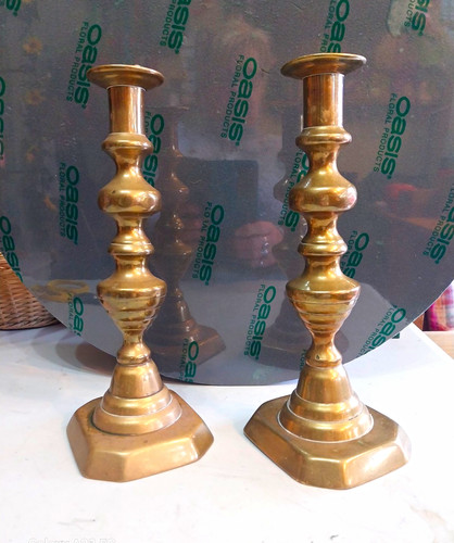 Pair brass - of,