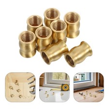  8 Pcs Wooden Chest Feet Cutting Board Base Brass Trays for Decor Foot Pads