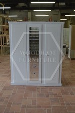HANDMADE AYLESBURY TRIPLE LADIES WARDROBE IN WHITE (NOT FLATPACKED)