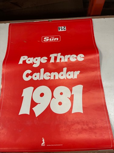 The sun page 1981 calendar - the, calendar.