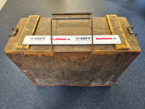 Vintage wwii wooden ammo - wwii,