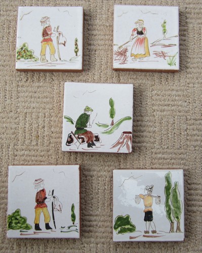 Set hand painted - set, x