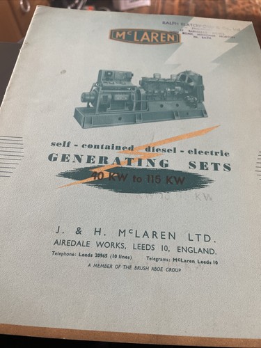 Vintage mclaren generating - vintage,