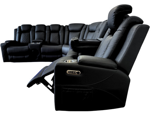 Black leather electric - black,