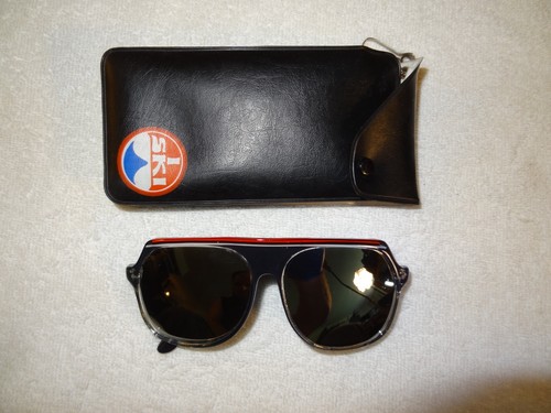 Vintage ski blue red - ski, /