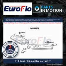 Exhaust Back / Rear Box fits